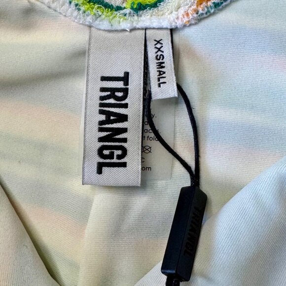 TRIANGL Retro Stripe Playsuit Womens XXS NEW Terry Cloth Swimsuit Coco Popi NWT - Picture 8 of 13
